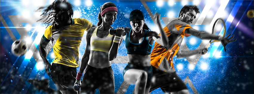 sports football futebol Fussball tennis running fitness corrida lights facebook fan page Web cover Capa