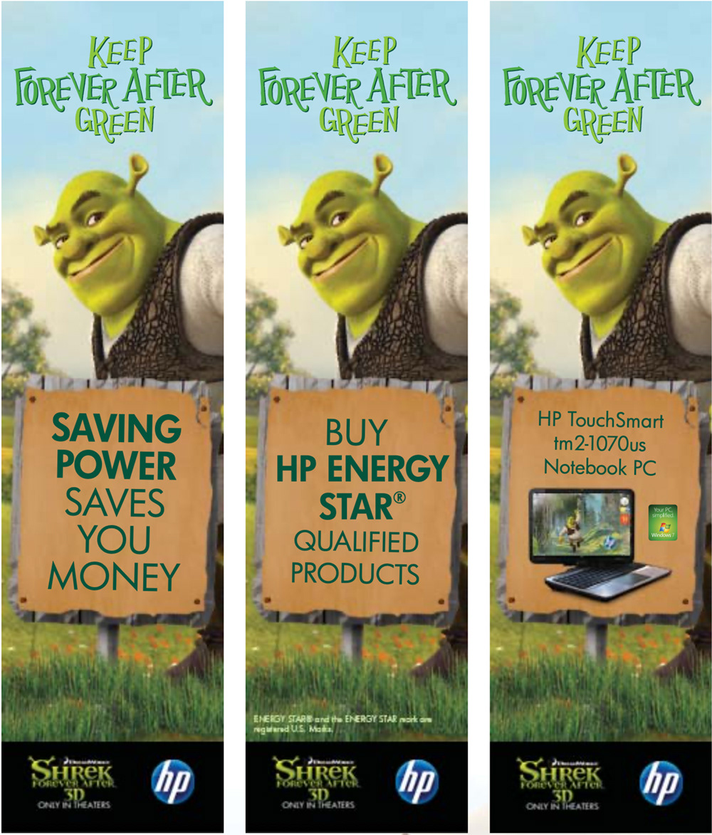 hp shrek Experience Hollingsworth beeline group environment store Point of Purchase pop marketing   Promotion Shopping