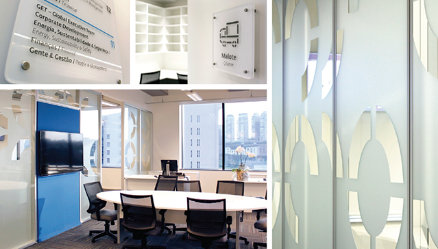 Interior sign Office Signage corporate brand experience wayfinding identity