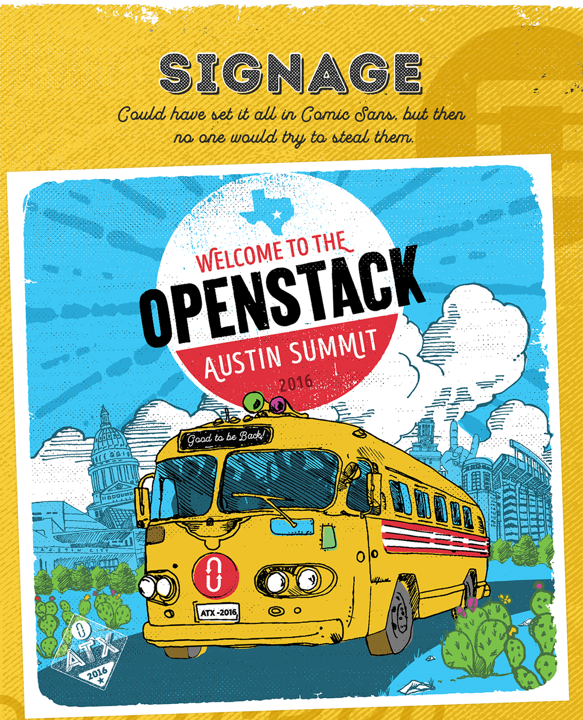Austin Freelance summit joseph basnight contract openstack type poster conference Signage wayfinding texas graphic SCAD