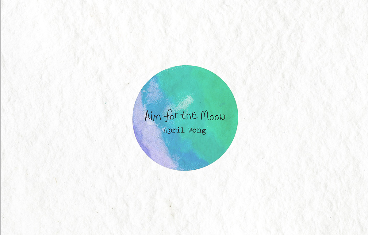AIm for the artwork children book journey moon painting   Picture book Space  typography   watercolour