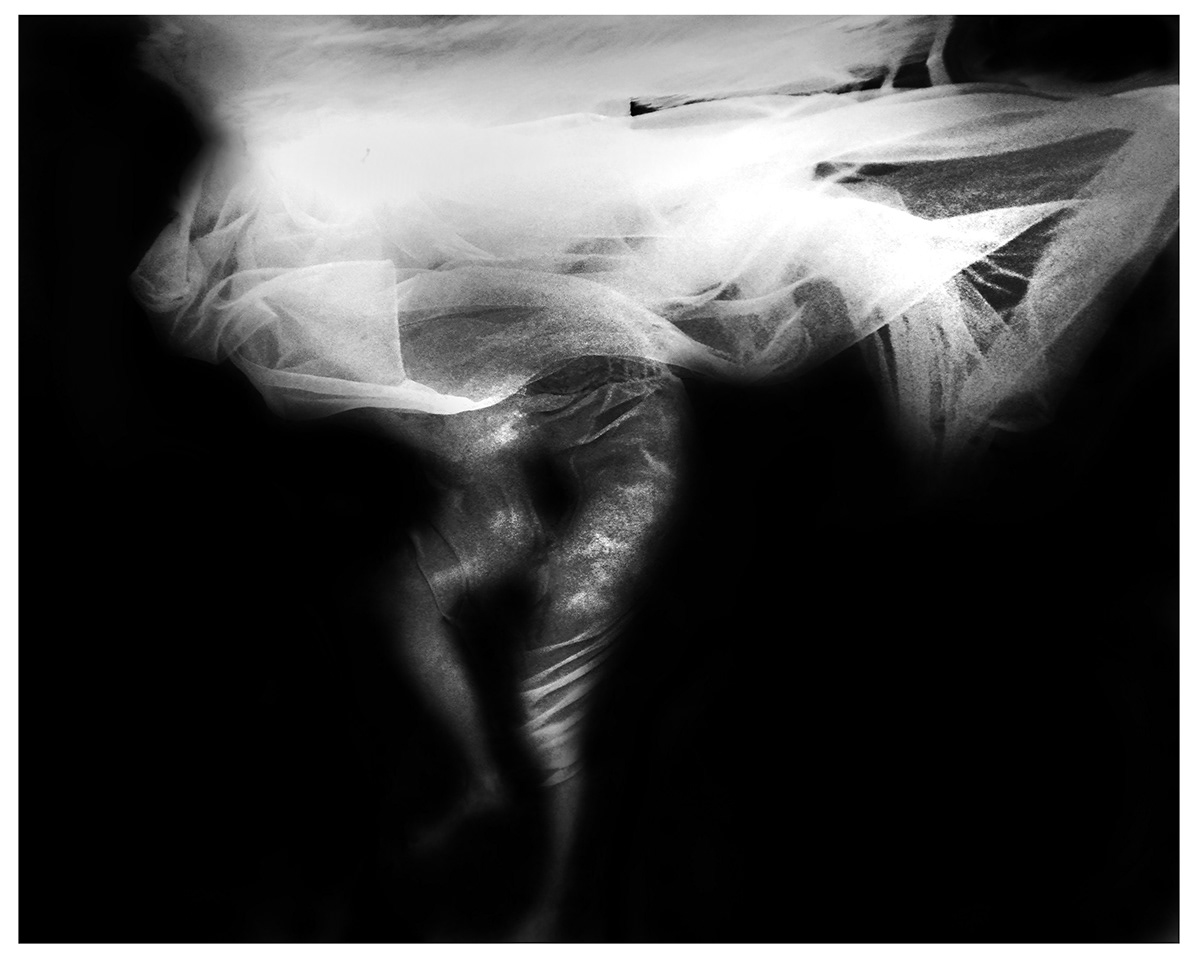 black and white fine art underwater water conceptual