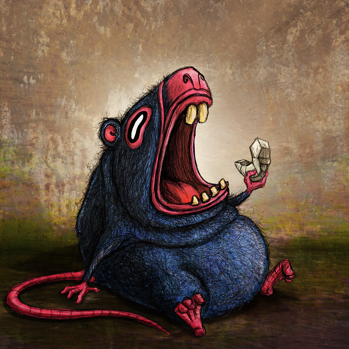 ILLUSTRATION  Character design rat mouse art iPad Procreate