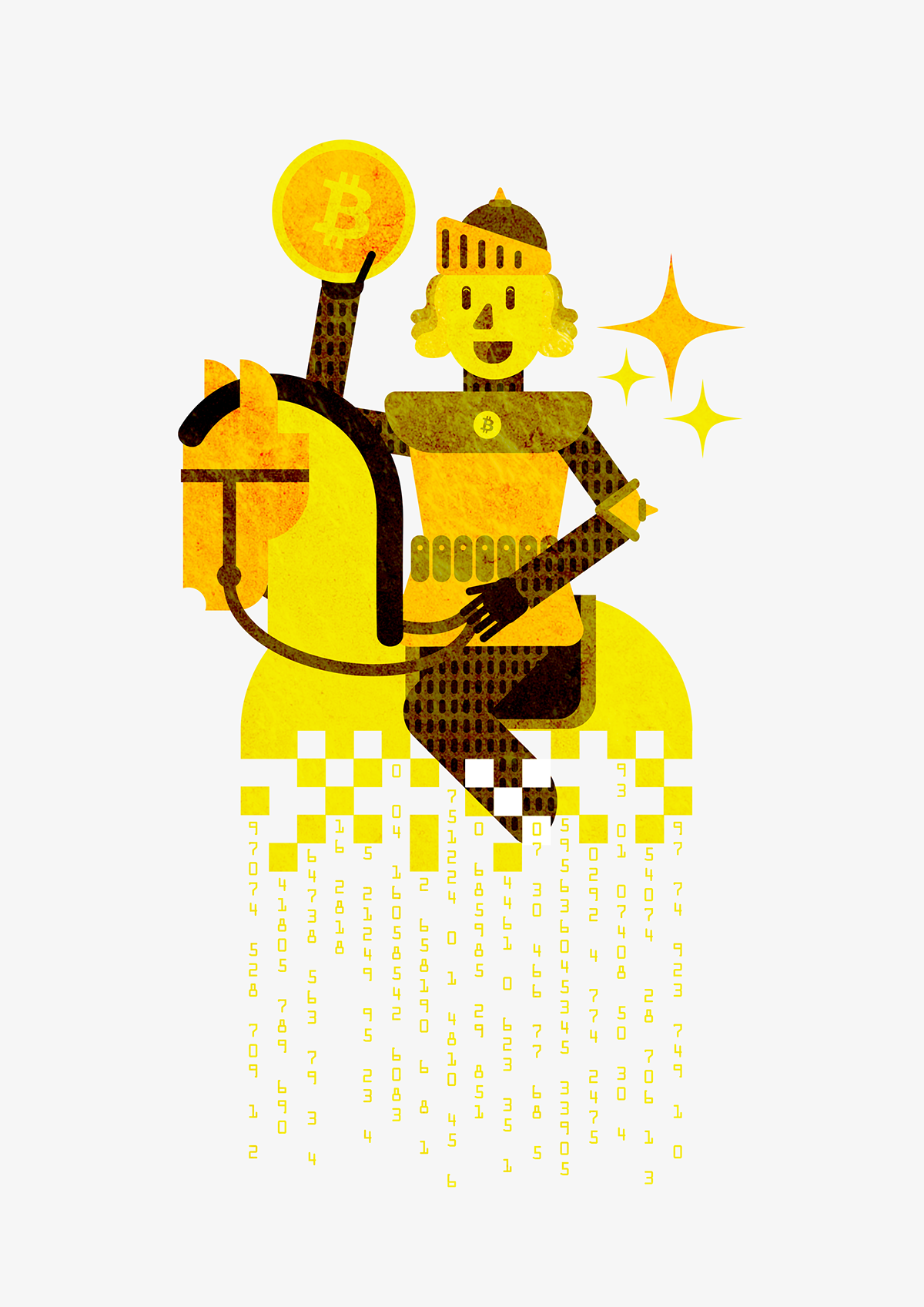 cards knight bitcoin gold briscola horse