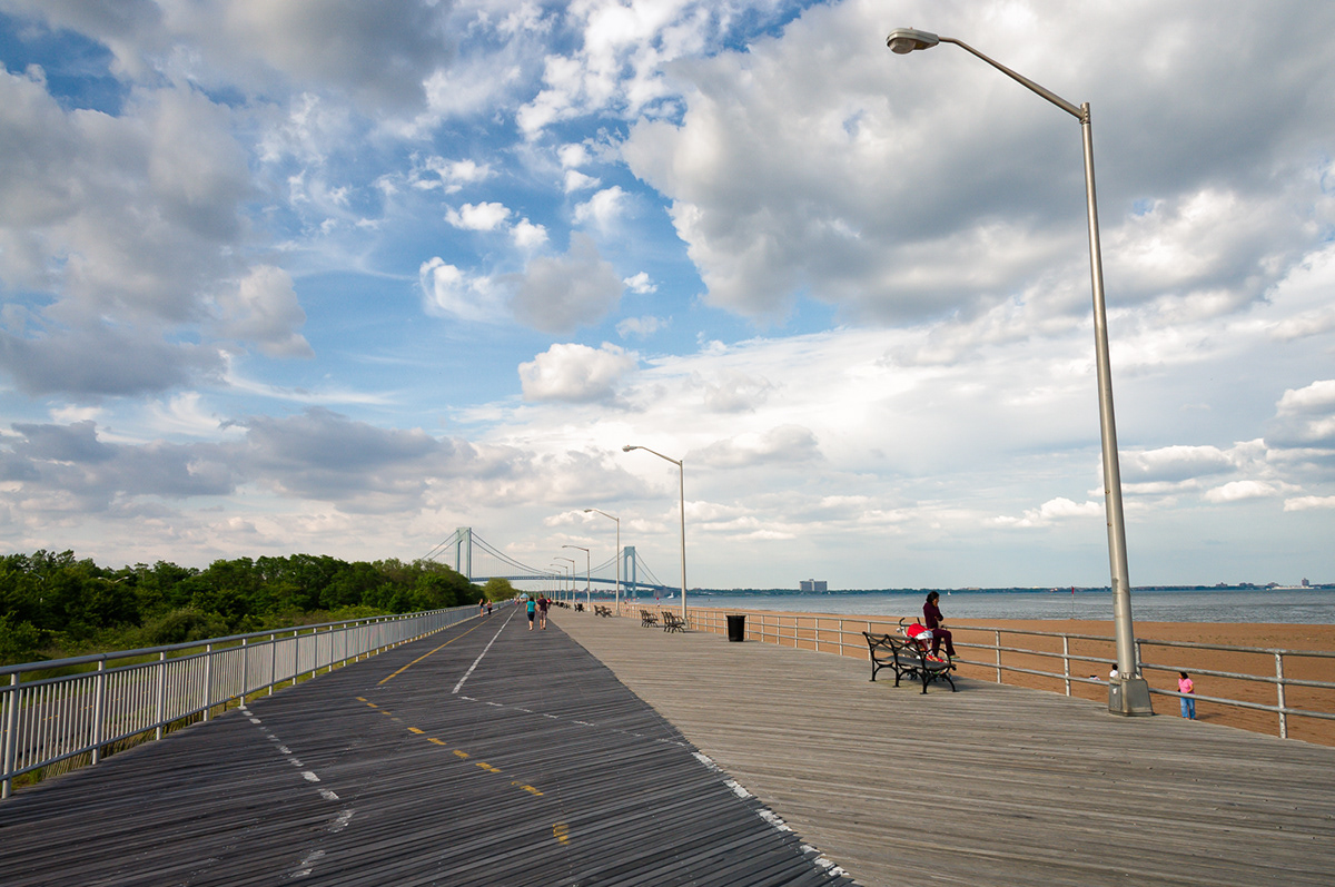 beach bridge broadwalk Landscape lifestyle photography New York new york city Photography  summer verazanno