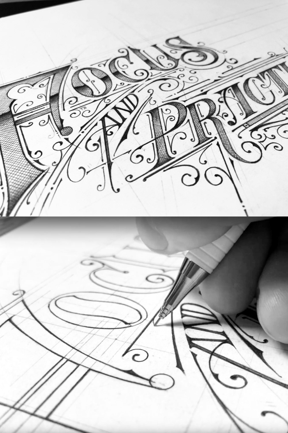 callivember Callivember2019 lettering lettering video Handlettering sketch szkic pencil Pentel details