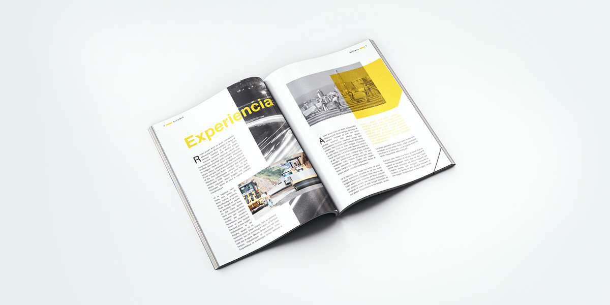 bitumix editorial folleto industrial empresa pavimento camino