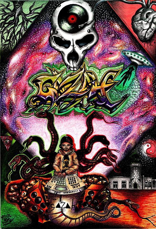 music hiphop romanian gAZAh Graffiti Production Scifi mindbending