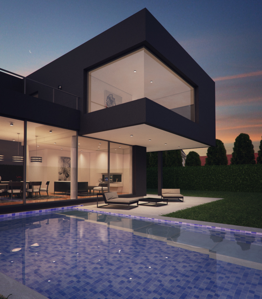 3D houses tower viz art colors vray 3ds max Render