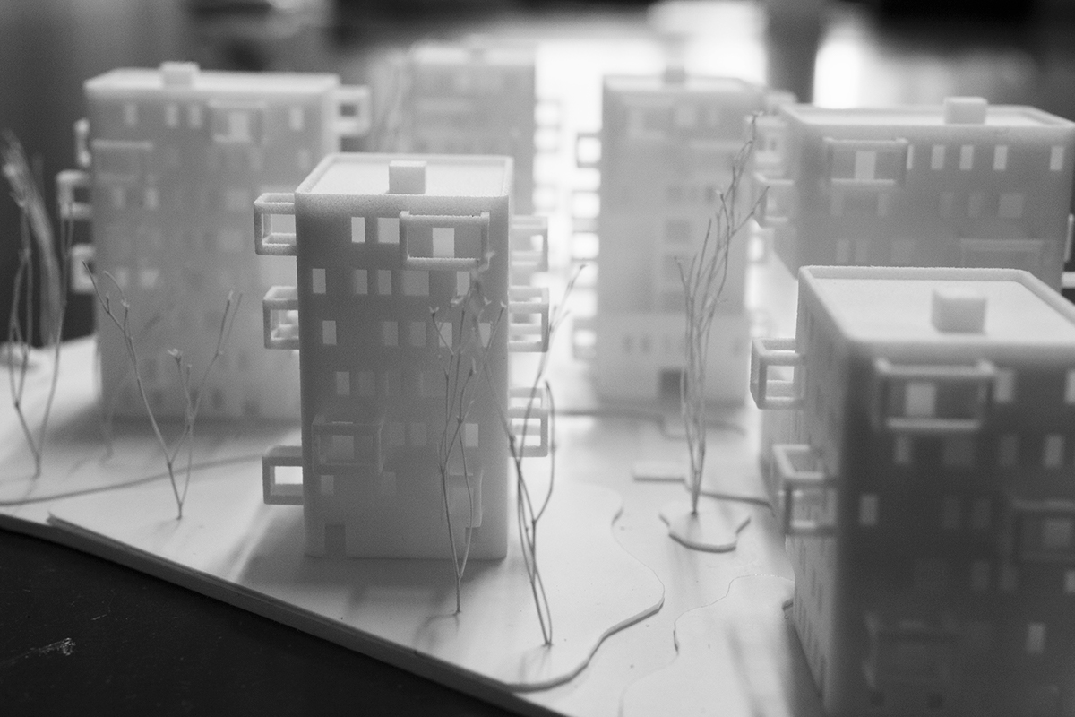 3D 3d print Architectural competition visualisation