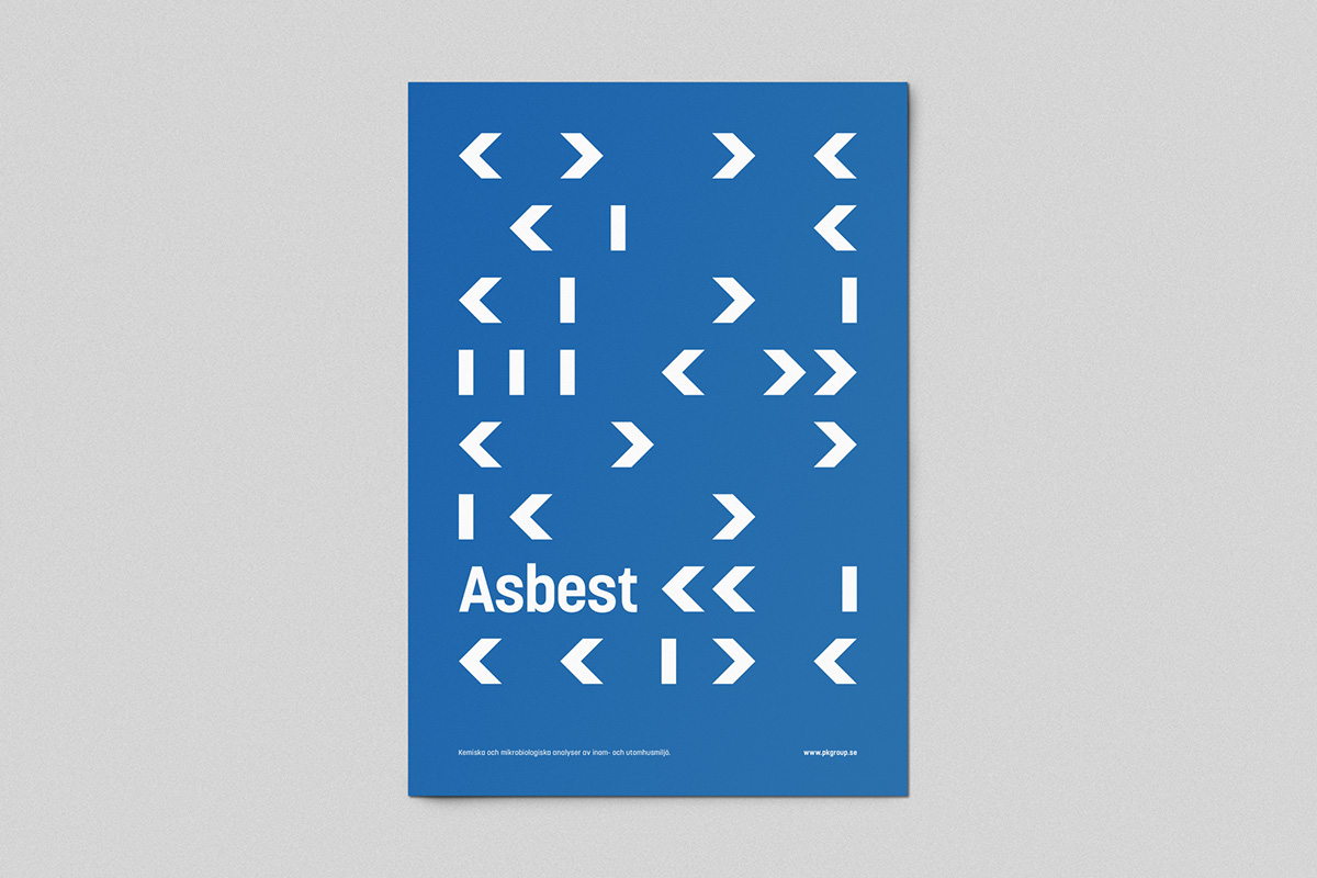pk laboratory grid pattern blue clean White Stationery lab poster arrow Sweden Logotype seamless symbolism