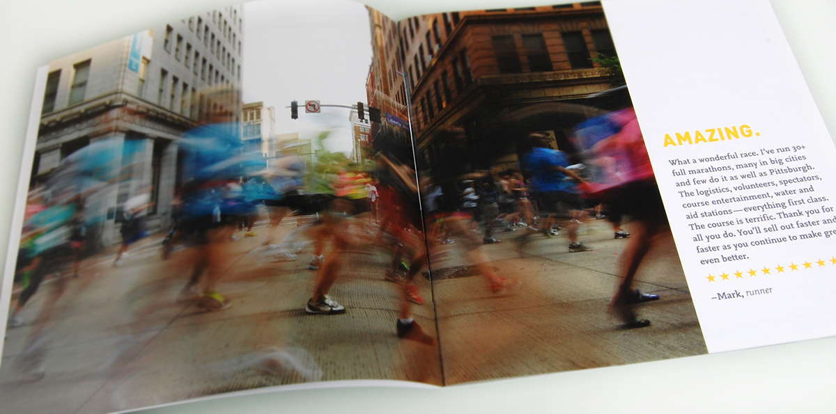 Pittsburgh Marathon photobook posters