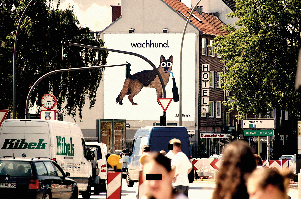 wachholger wachtel wachmann wachhund wachtraut überwachung rocketandwink germany fritz kola Billboards