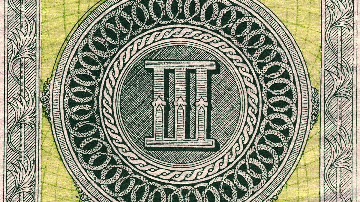 handmade Banknote design UV DryPoint screenprint stamp