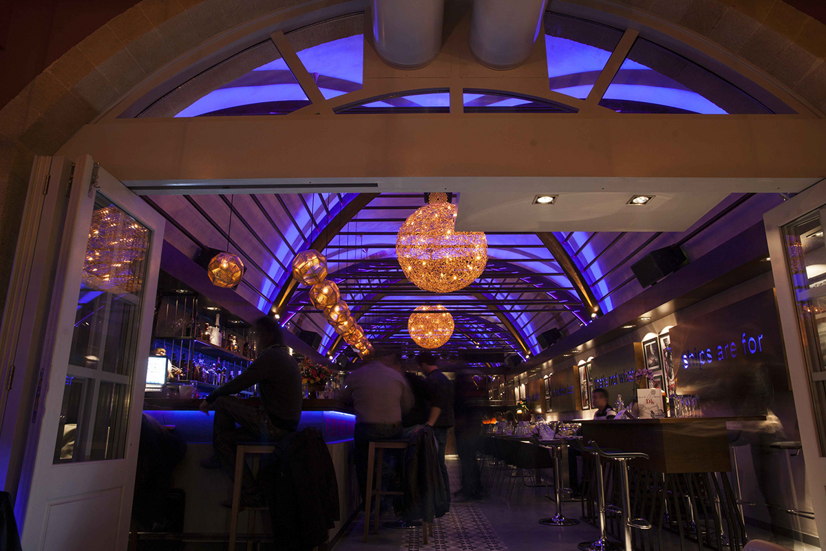 club restaurant  cafe interior design  architecture Crete chania Greece