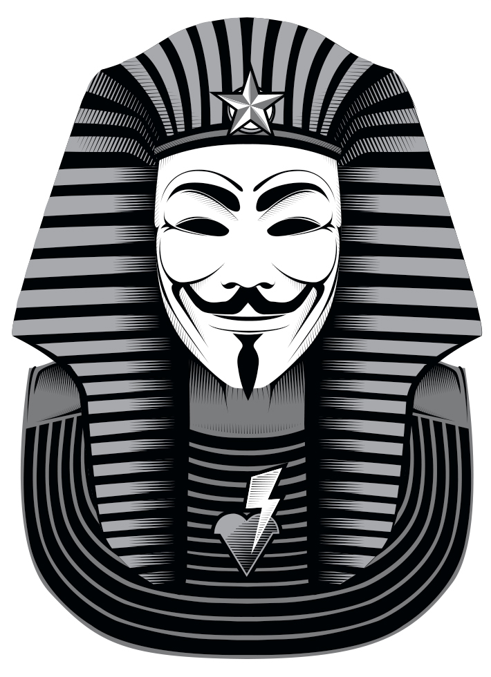 egypt jan25 guy fawkes guy fawkes V for Vendetta marwan marwan shahin revolution egyptian revolution poster revolt anonymous Tutankhamun vendetta