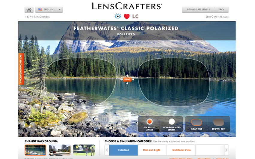 lenscrafters kisok software apps