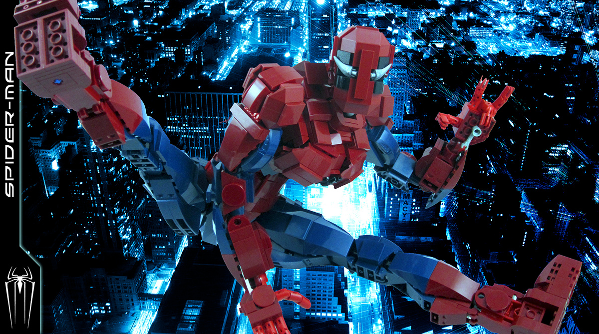 LEGO mccooey   mmccooey spider-man Action Figure iron man dc batman deadpool mech