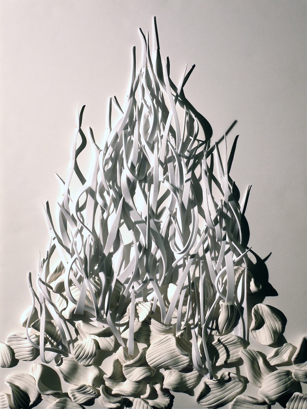 relief flame Ocean sea ripple pollution Nature organic Foam acrylic sculpture flow fire water