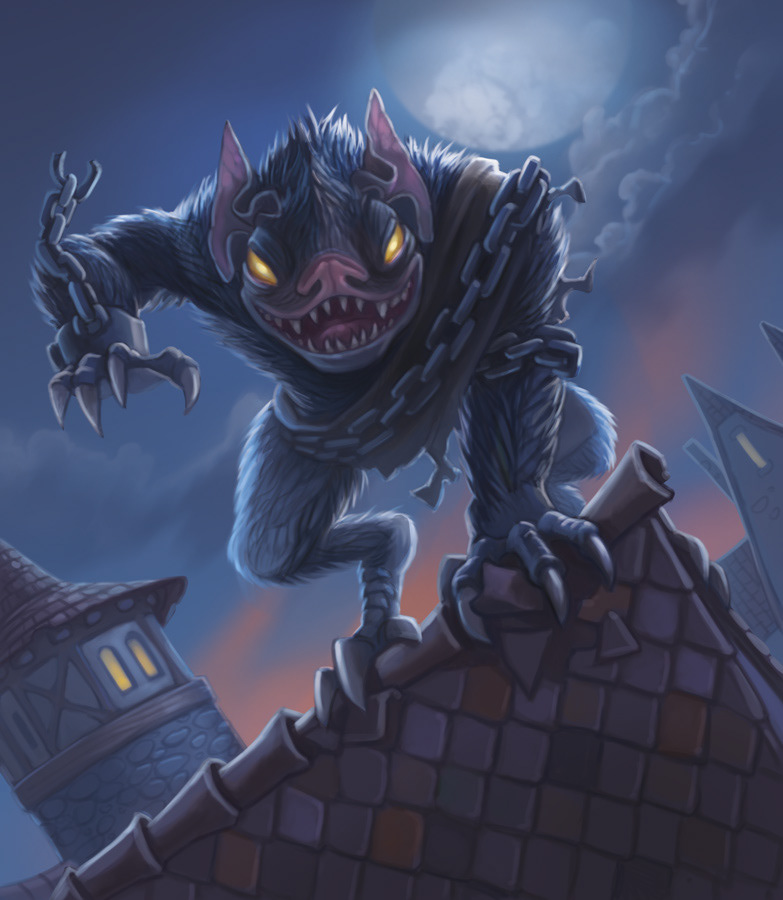 Character design  creature digital illustration fantasy Hunting monster night victim