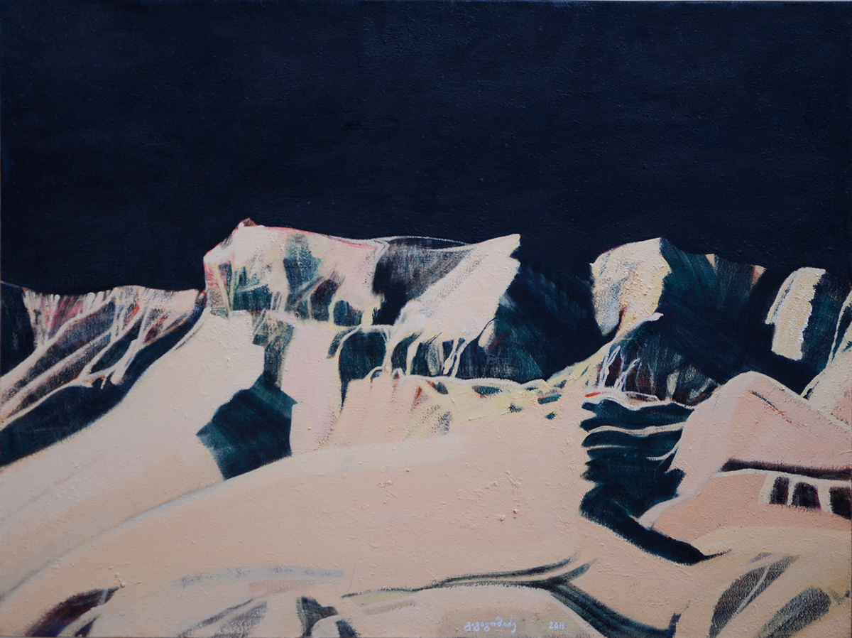 oil on canvas 2010-2011 Landscape mountains