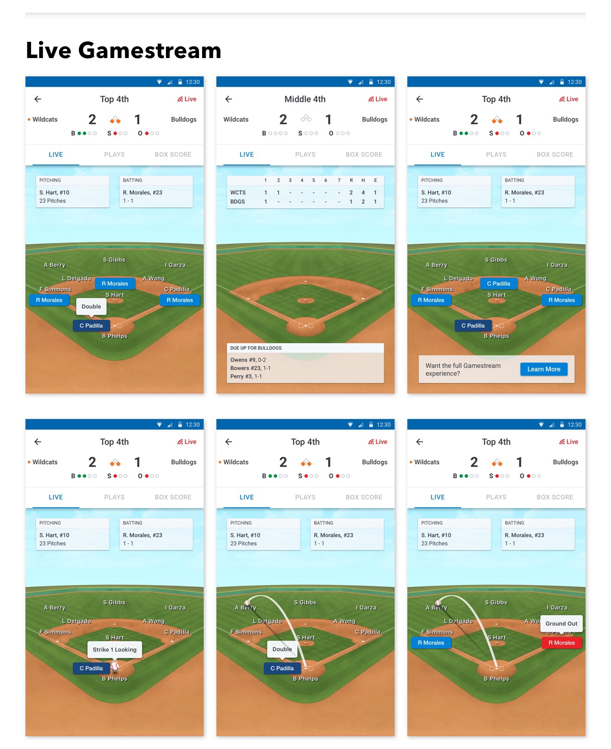 scorekeeping ScoreKeeper baseball stats statistics android app coaching softball gamechanger