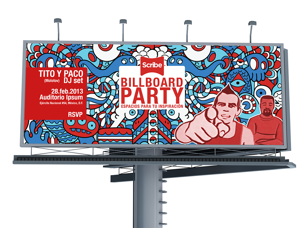 scribe billboard Btl pr