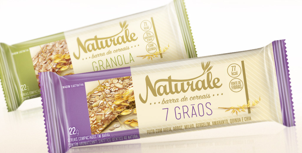 naturale granola granola bars healthy Food  package chocolate sweet premium Cereals redesign
