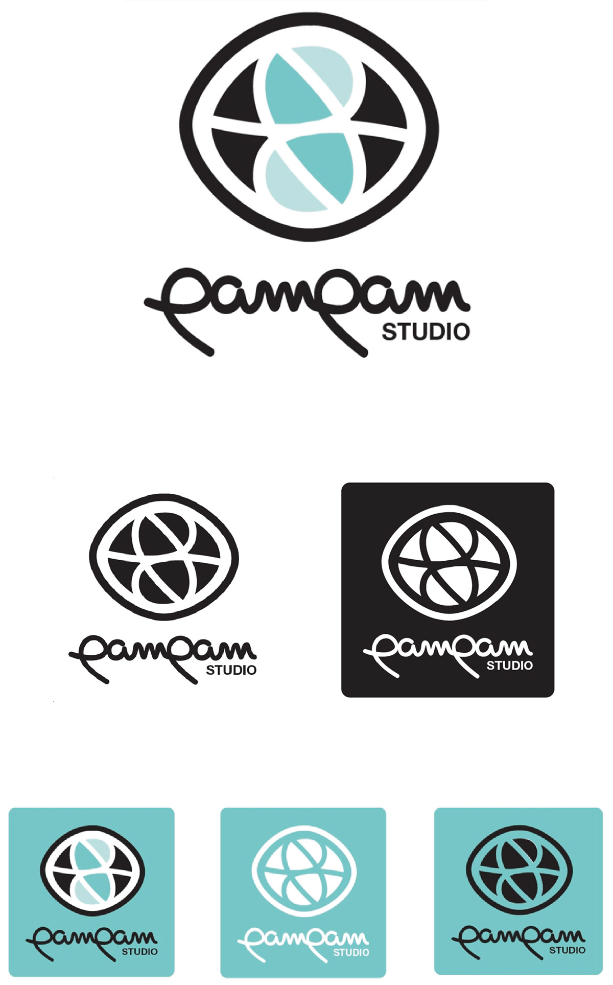 corporative company business studio logo graphic design blue