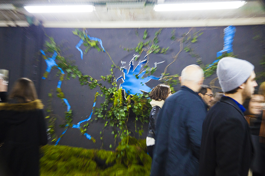 installation vegetal exposition Paris experiencesartfair brokenwall Nature