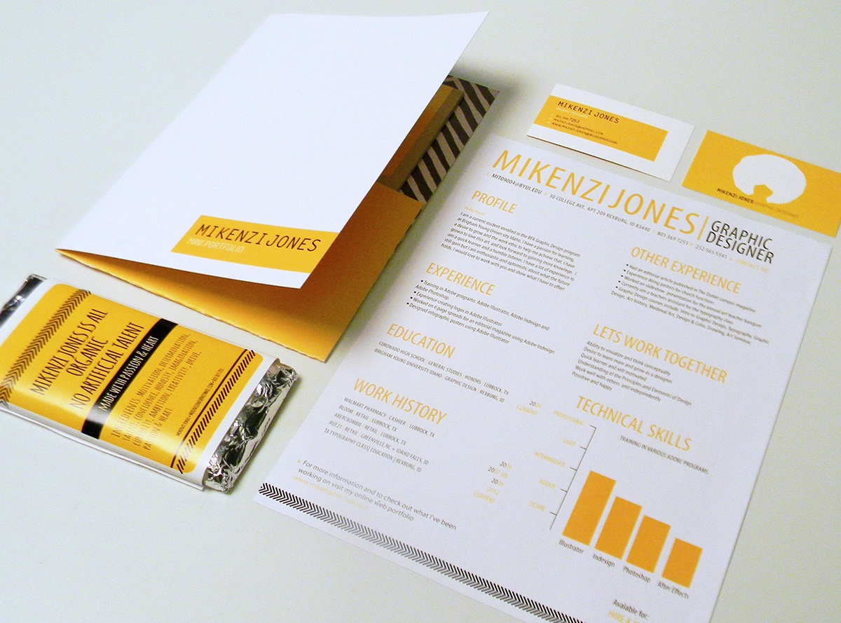 Self Promotion brand  business cards  portfolio design