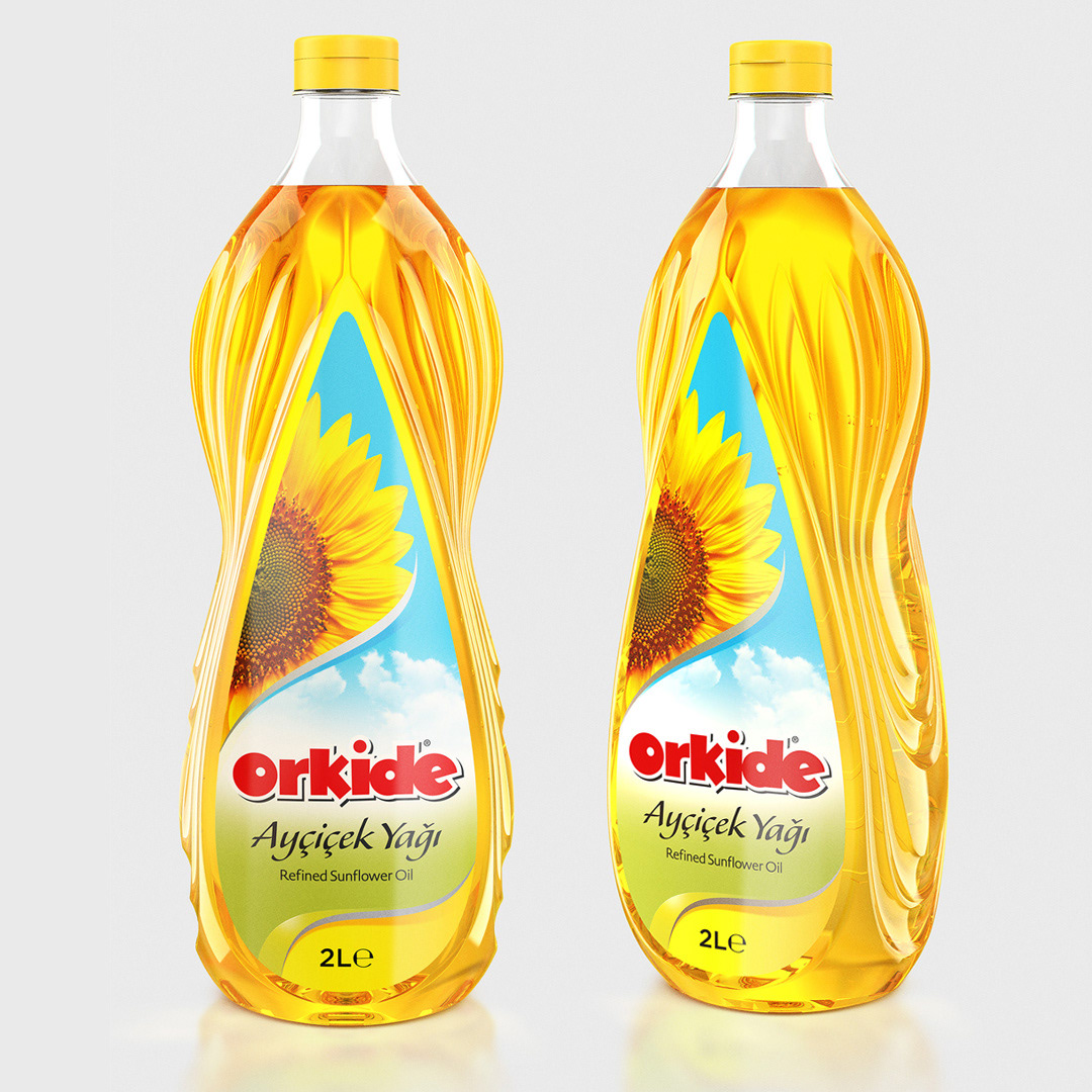 bottle Creative Design Food  food design graphic design  industrial design  Olive Oil Packaging packaging design sunflower