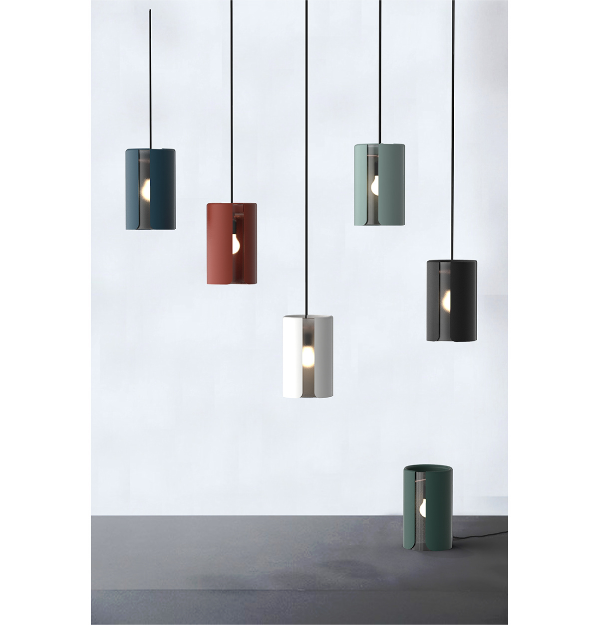 sleeve pendant Lamp pendant lamp lighting product design  industrial design  glass Lighting Design  Scandinavian