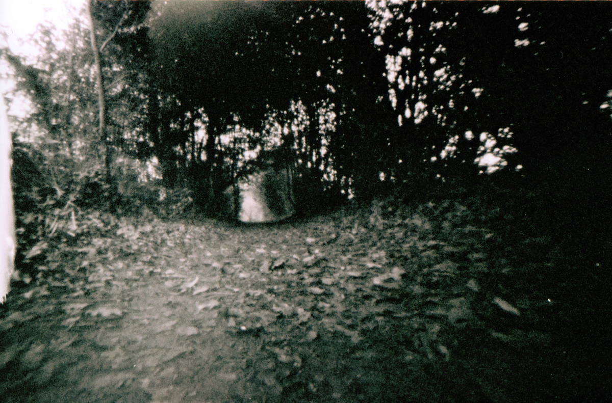Pinhole camera black and white
