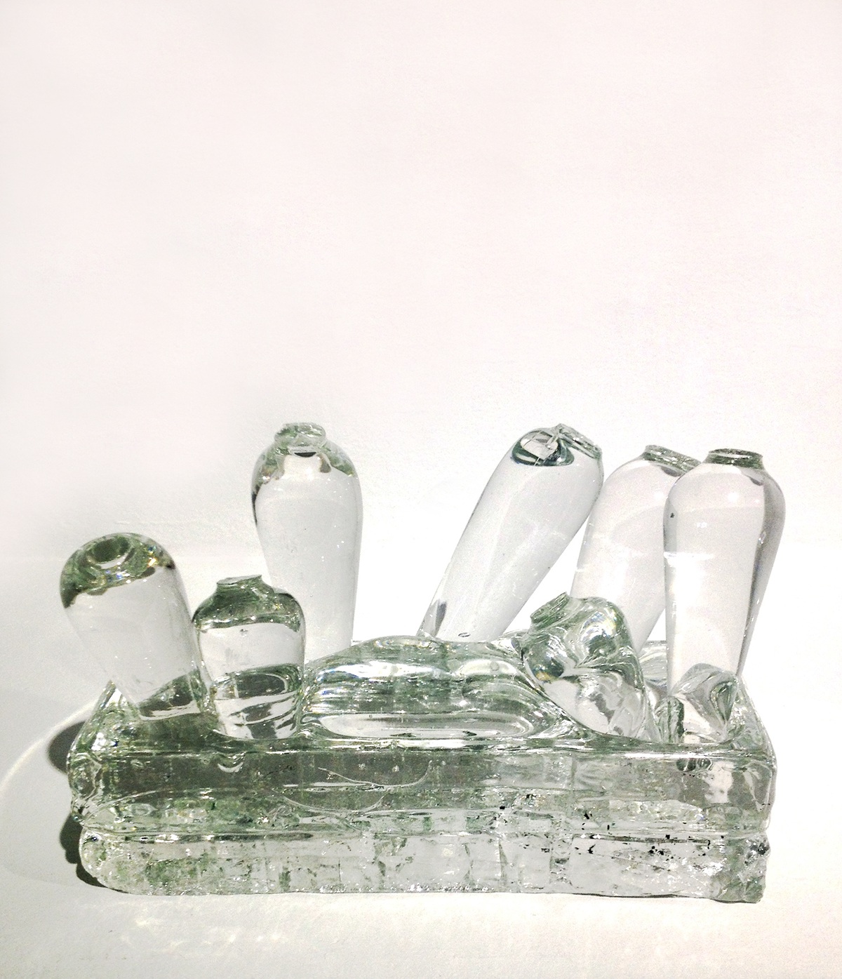 cone split hold Penetrate glass Embrace glacier Pierce sculpture risd plywood