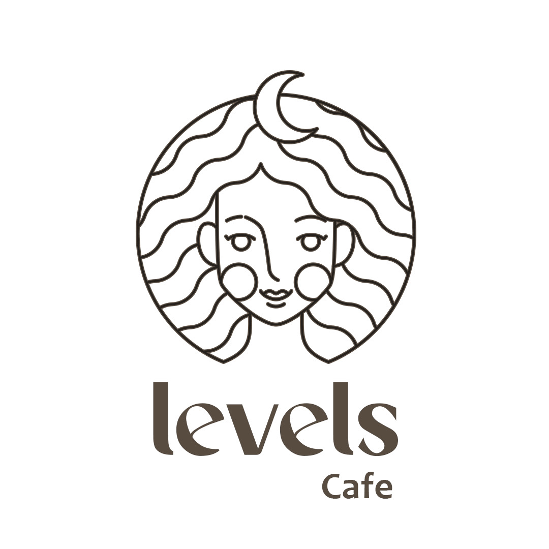 logo design branding  Lady minimalist cafe Coffee Packaging cups apron Coasters signs boards bags Paper Cup brown White beige palette colors pattern