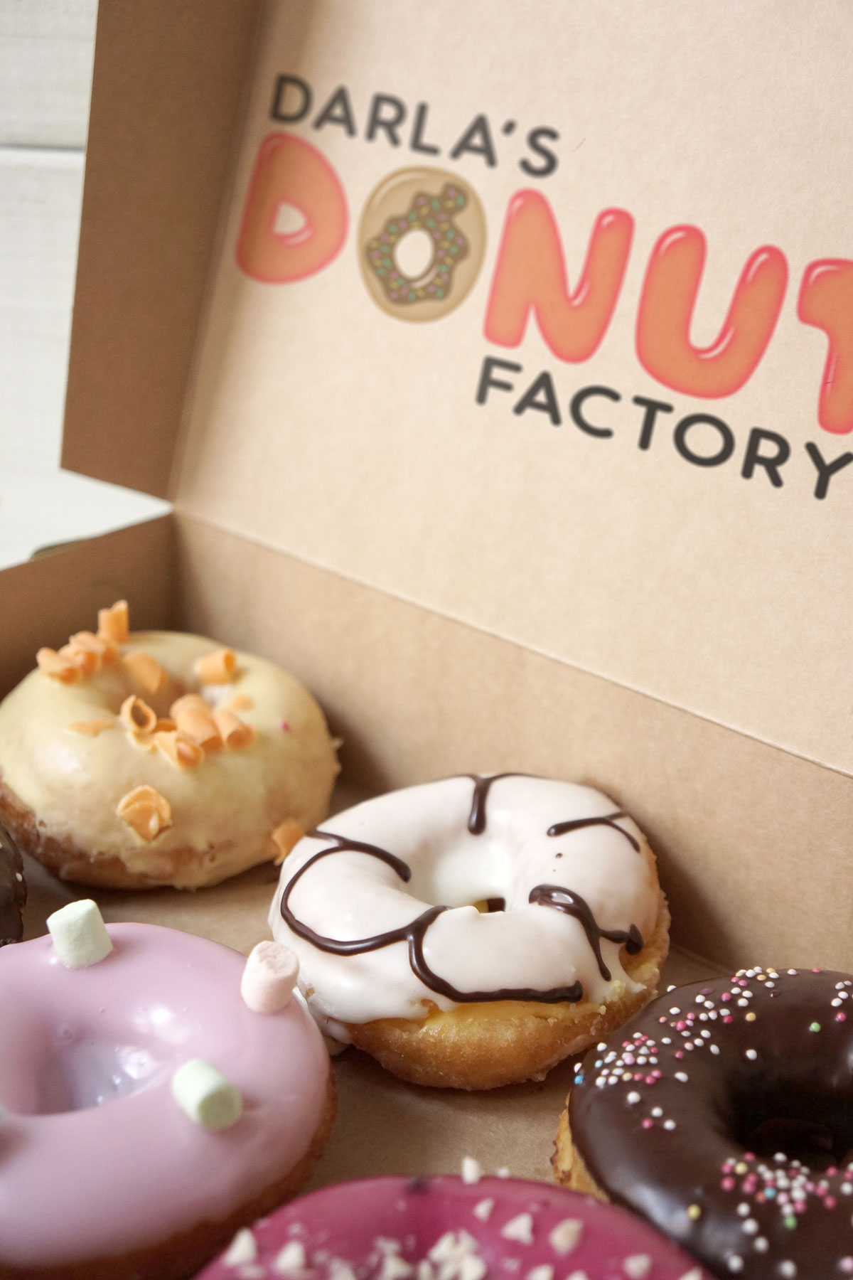 branding  Advertising  Donuts donutbranding logo logodevelopment