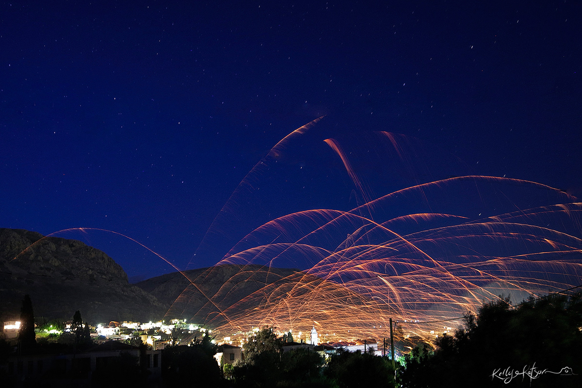 rocketwar vrontados Chios Greece rouketopolemos rockets fireworks Easter Orthodox Churches celebration