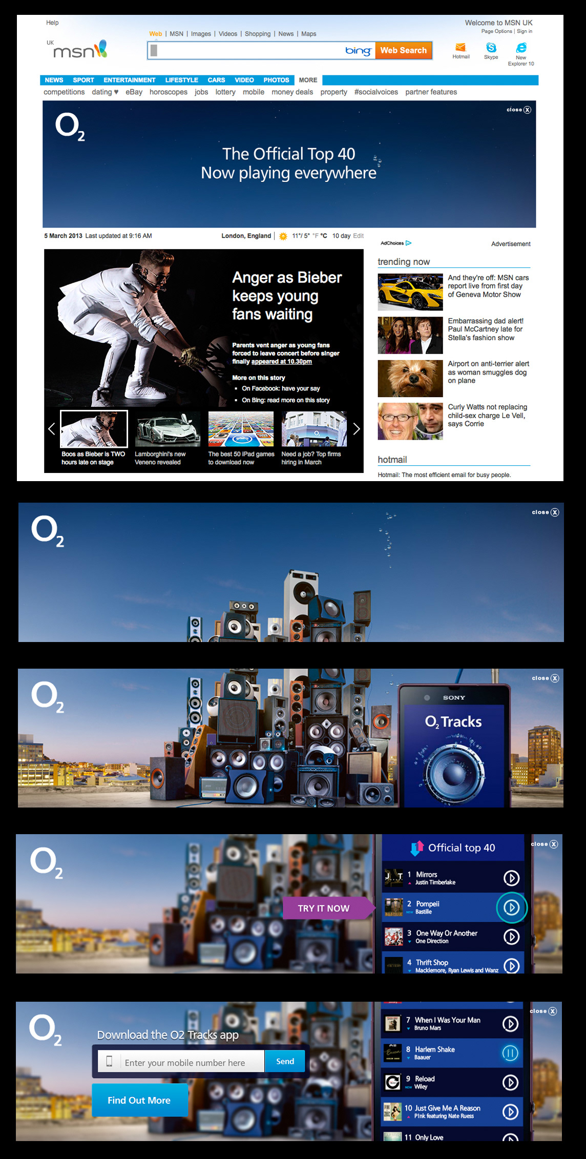 Advertising  Emile Sande  tv  advert  underground  london  tracks  Music  Artist  app  o2 tracks