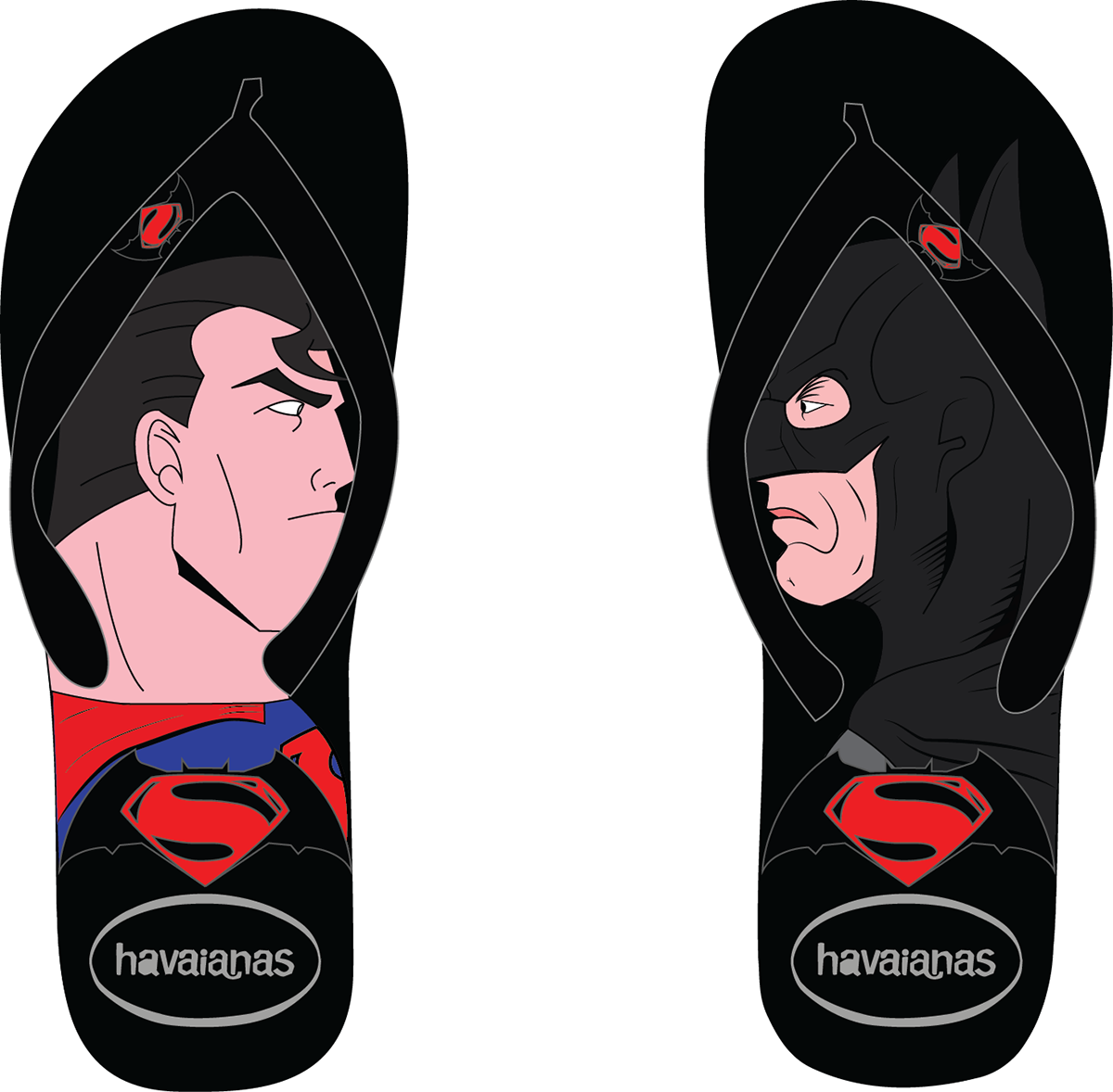 batman superman batman vs superman Chinelo Batman Chinelo Superman Chinelo batman vs