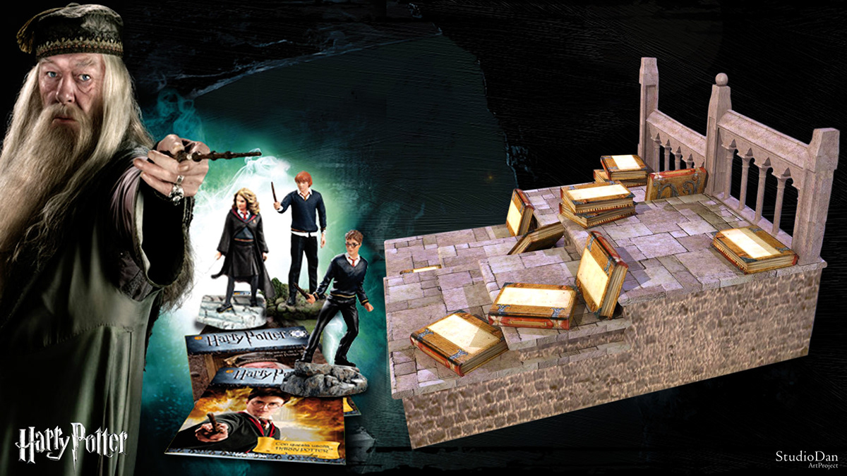 collectibles harry potter concept design 3d modeling fantasy computer graphics