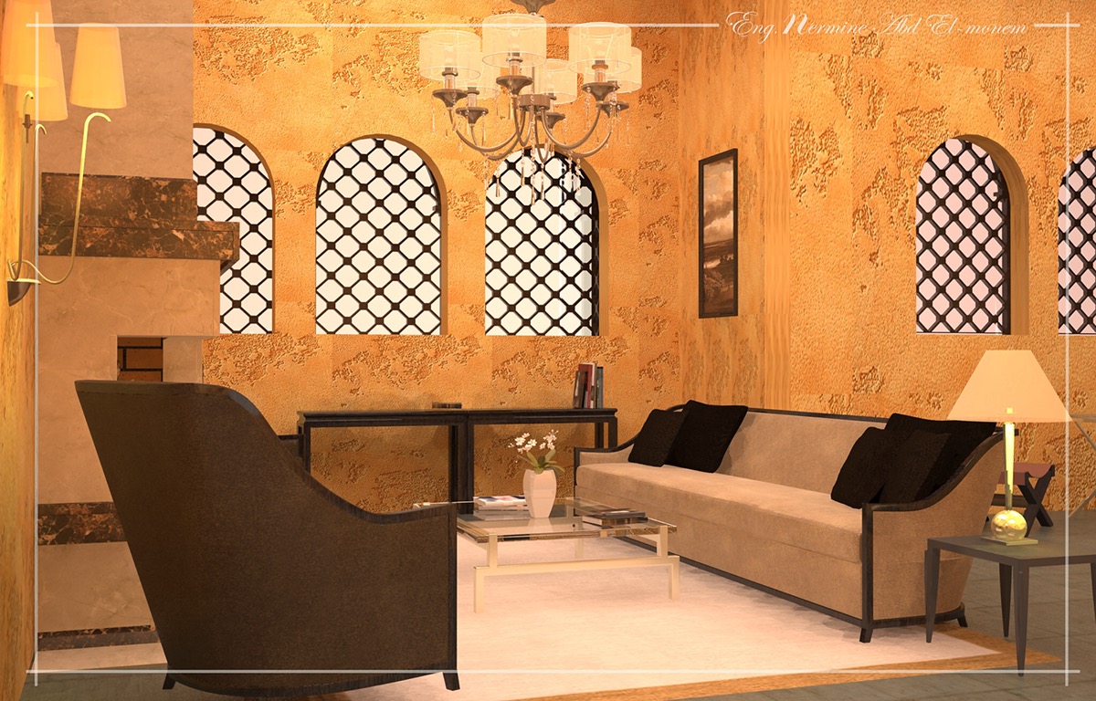 architecture Interior arabian Style Villa cozy