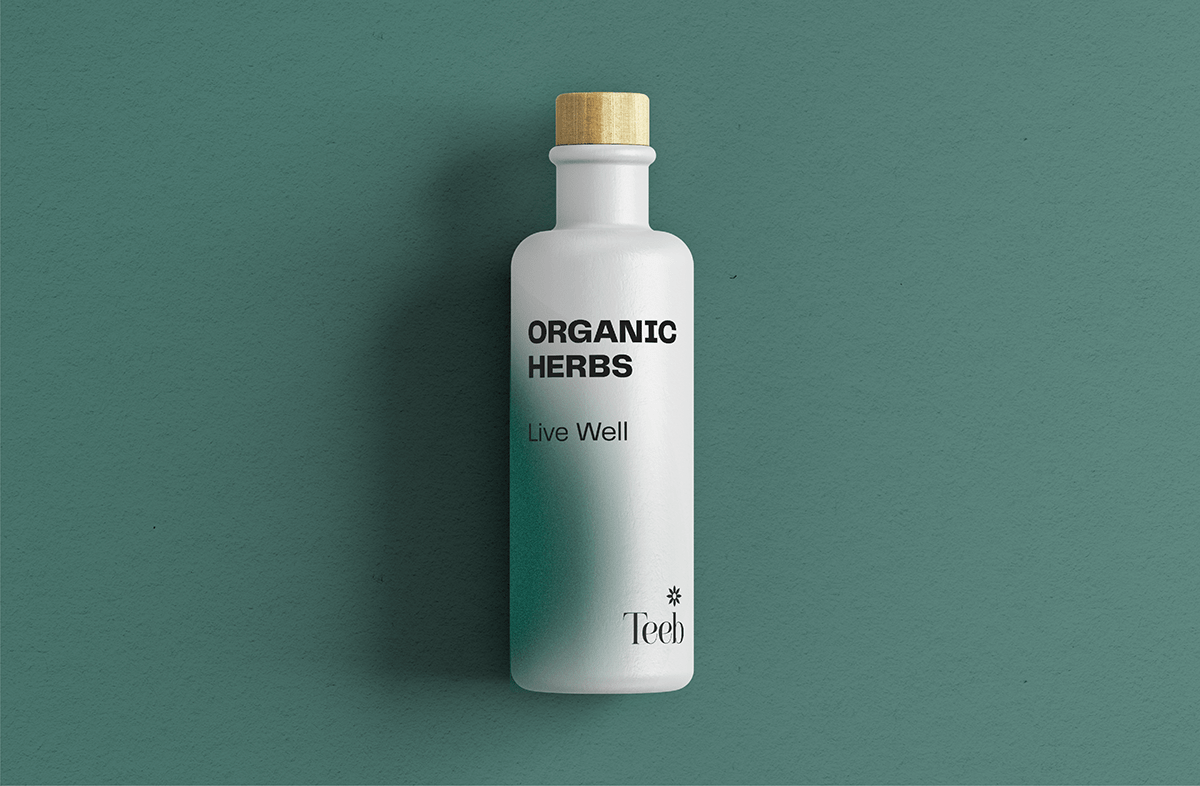 branding  herbs identity live logo minimal simple visual