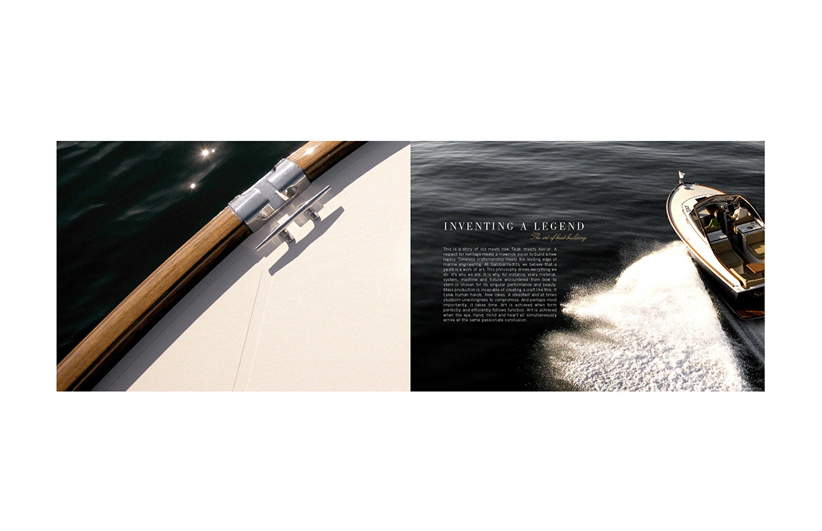 Yacht Design Brand Design advertsising yacht nautical