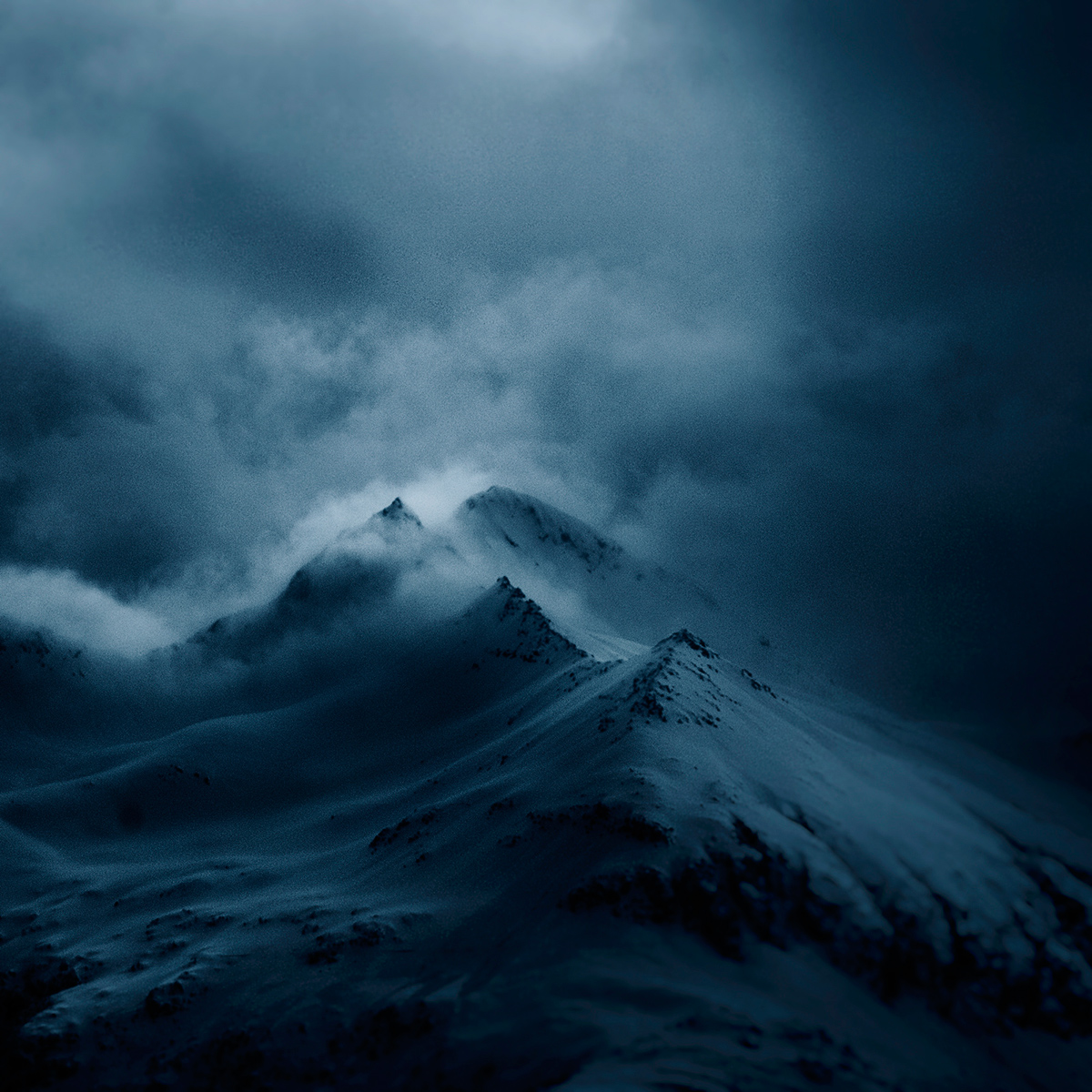 infrared IR Faux Colour iceland mountains mood