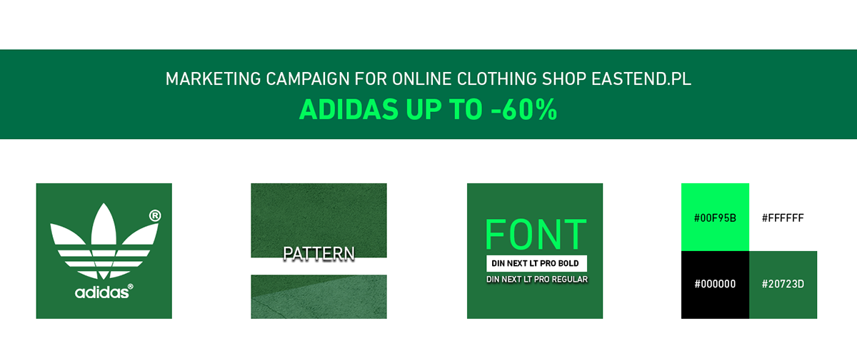 Eastend adidas marketing   campaign brand facebook ads mailing sneakers