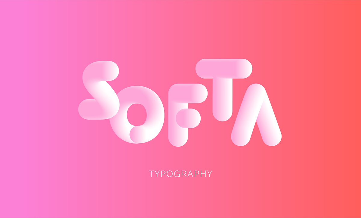 typography   soft rounded font Free font typography illustration puffy font puffy type justin vin marshmallow