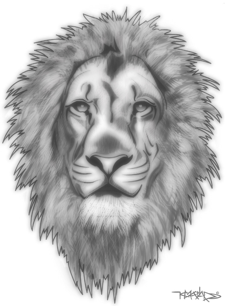lion kyle Character design birds tattoo graphic king asian water funny dark detailed pencil Paintings