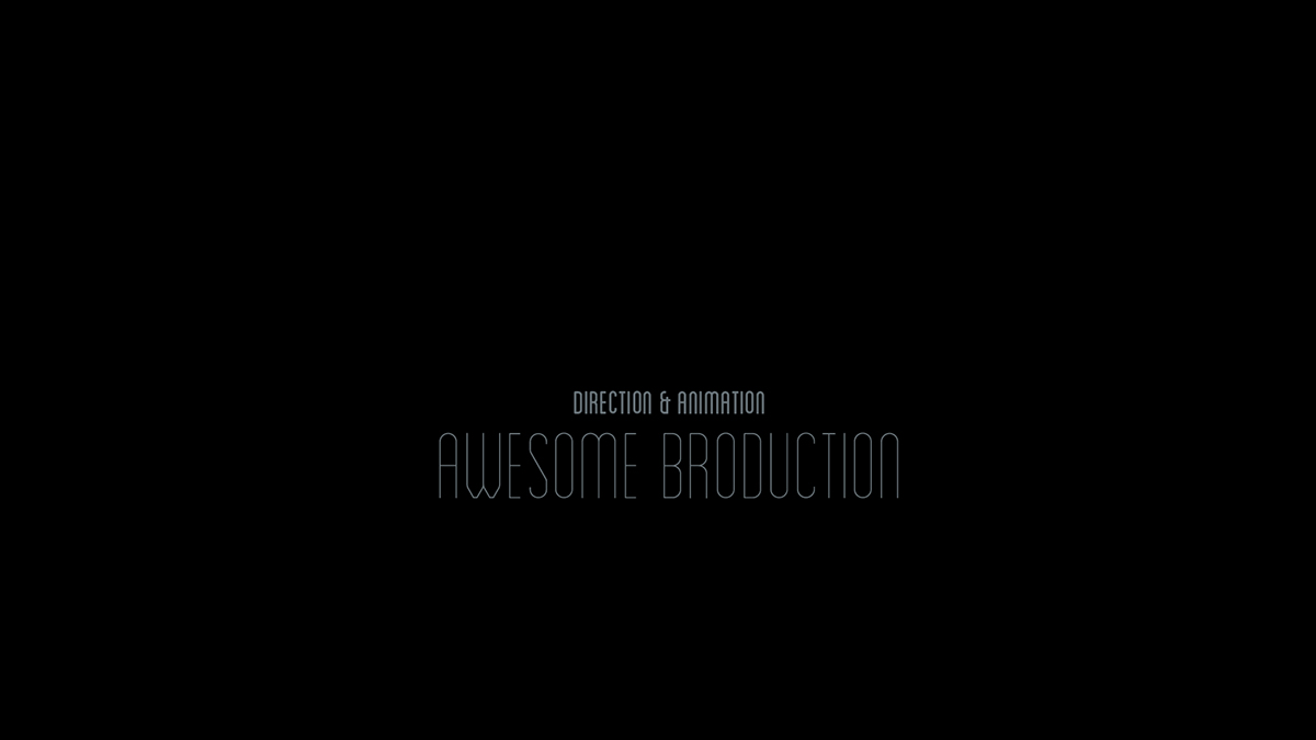 Behance awesome broduction Main title portfolio
