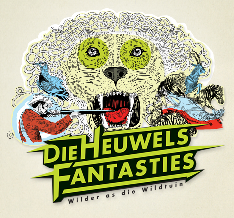 Die Heuwels fantasties. CD design Album design animals